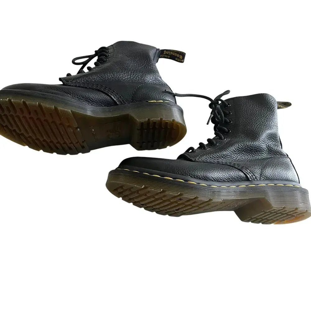 Dr. Martens 1460 Pascal Bex Black Leather Lace Up Boots Women’s Size 5 NWOT